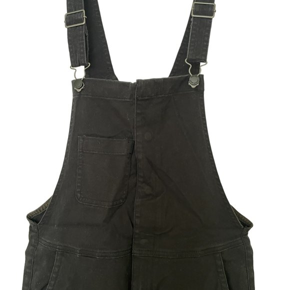 Black Stretchy Overalls - Picture 3 of 7